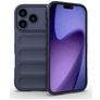Mobigear Bumpy iPhone 17 Pro TPU flexible Carcasa - Azul oscuro