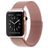 Mobigear Loop Milanesisk loop Apple Watch Armband Magnetlås - 49/46/45/44 mm - Roséguld