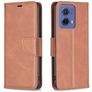 Mobigear Excellent Motorola Moto G85 Funda tipo libro Cartera - Marrón