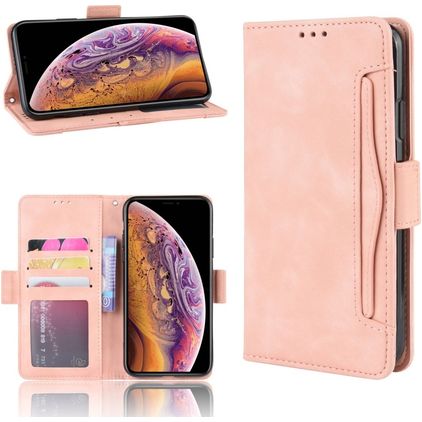 Mobigear Slide Wallet iPhone 11 Plånboksfodral med sedelfack - Rosa