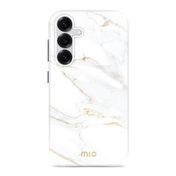 MIO Samsung Galaxy S26 MagSafe Funda Plástico rígido Carcasa - White Marble