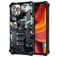 Mobigear Armor Stand iPhone 13 Pro Plástico rígido Capa traseira Antichoque com suporte - Azul marinho