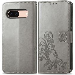 Mobigear Clover Google Pixel 8a Knížkové pouzdro Peněženka - Šedá