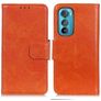 Mobigear Classy Motorola Edge 30 Plånboksfodral med sedelfack - Orange