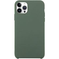 Mobigear Rubber Touch iPhone 15 Pro Silikone Bagsidecover - Grøn