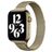 Mobigear Slim Loop Correa Milanesa Cierre magnético para Apple Watch - 49/46/45/44 mm - Dorado bronce