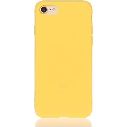 Mobigear Colors iPhone 7 TPU flexible Carcasa - Amarillo