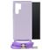 Mobilize Lanyard Gelly Samsung Galaxy S23 Ultra Flexibilní TPU Kryt se šňůrkou - Pastel Purple