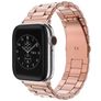 Mobigear Antwerp Ruostumaton teräs Apple Watch Ranneke Perhoslukko - 42/41/40/38 mm - Ruusukulta