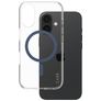 CARE by PanzerGlass Urban Combat iPhone 16 MagSafe Hard Case Back cover - Clear / Blue