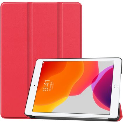 Mobigear Tri-Fold iPad 7 (2019) Wallet case - Red