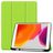 Mobigear Tri-Fold Gel iPad 8 (2020) TPU / Pele sintética Capa livro + Suporte para caneta stylus - Verde