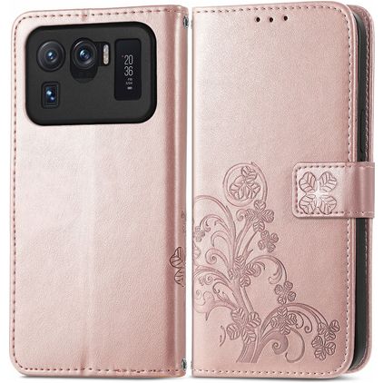 Mobigear Clover Xiaomi Mi 11 Ultra Plånboksfodral med sedelfack - Roséguld