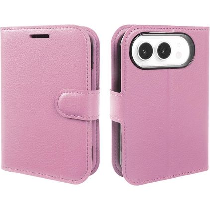 Mobigear Classic iPhone Duo Funda tipo libro Cartera - Rosa