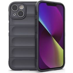 Mobigear Bumpy iPhone 14 Flexibel TPU Skal - Koksgrå