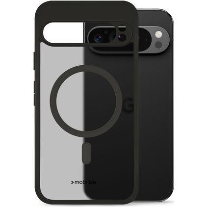 Mobilize Hybrid Pro Google Pixel 9 Pro MagSafe Hårdt Bagsidecover Stødsikkert - Sort