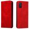 Mobigear Retro Slim Samsung Galaxy A71 Pungetui med Seddelrum - Rød