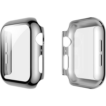 Mobigear Royal Apple Watch - 44 mm Suojakotelo - Hopea