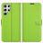 Mobigear Classic Samsung Galaxy S22 Ultra Knížkové pouzdro Peněženka - Zelená