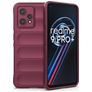 Mobigear Bumpy Realme 9 Pro Plus TPU flessibile Back cover - Bordeaux