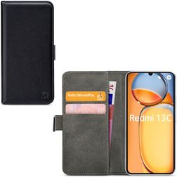 Mobilize Classic Gelly Wallet Xiaomi Redmi 13C Pungetui med Seddelrum - Sort