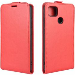 Mobigear Xiaomi Redmi 9C Etui z klapką pionową - Czerwony