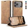 CaseMe 013 iPhone 17 Pro Max Wallet case - Brown