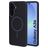 Mobiparts Slim Line Samsung Galaxy A36 MagSafe Hardcase Etui plecki - Onyx Black