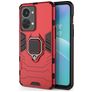 Mobigear Armor Ring OnePlus Nord 2T 5G Kova Suojakuori Iskunkestävä + Sormuspidike - Punainen