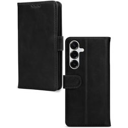 Mobilize Wallet Samsung Galaxy S26 Plus Äkta läder Plånboksfodral med sedelfack - Svart