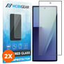 Mobigear Premium Samsung Galaxy Z Fold 7 Tempered Glass Screen Protector - Case Friendly - Black (2-Pack)