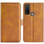 Mobigear Slim Magnet TCL 20 R 5G Capa livro Carteira - Conhaque