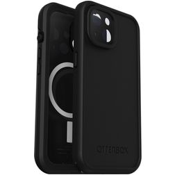 OtterBox Fre iPhone 15 MagSafe Hårdt Bagsidecover Stødsikkert - Sort