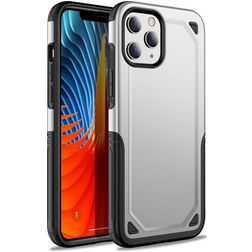 Mobigear Slim Armor iPhone 12 Pro Max Fodral Hårdplast Skal Stötsäkert - Silver