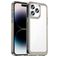 Mobigear Crystal iPhone 14 Pro Max Hårdt Bagsidecover - Gennemsigtig / Grå