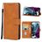 Mobigear Wallet Motorola Edge S30 Capa livro Carteira - Castanho