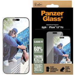 PanzerGlass Classic Fit iPhone 16 Pro Max Cristal templado Protector de pantalla - Compatible con fundas