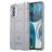 Mobigear Rugged Shield Motorola Moto G82 TPU flexível Capa traseira Antichoque - Cinzento