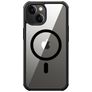 Valenta Full Cover iPhone 15 MagSafe Vetro temperato Back cover Antiurto - Trasparente / Nero