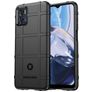 Mobigear Rugged Shield Motorola Moto E22 TPU flessibile Back cover Antiurto - Nero