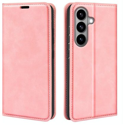 Mobigear Retro Slim Samsung Galaxy S26 Plånboksfodral med sedelfack - Rosa