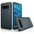 Mobigear Card Samsung Galaxy S10 Hard Case Back cover Shockproof with Card Holder - Navy Blue