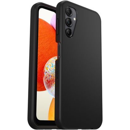 OtterBox React Samsung Galaxy A14 Hårdt Bagsidecover Stødsikkert - Sort