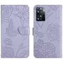 Mobigear Butterfly Realme Narzo 50 5G Wallet case - Purple