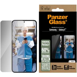 PanzerGlass Ultra-Wide Fit Samsung Galaxy S25 Vetro Protezione schermo Privacy - Compatibile con le cover - Nero