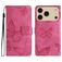 Mobigear Butterfly iPhone 18 Pro Max Pungetui med Seddelrum - Rød
