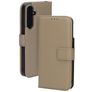 Mobiparts Samsung Galaxy A35 Genuine Leather Wallet case - Taupe