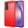 Mobigear Brushed Slim Samsung Galaxy A55 TPU flessibile Back cover - Rosso