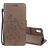 Mobigear Flowers iPhone XR Capa livro Carteira - Cinzento