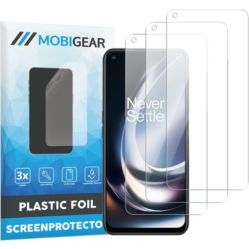 Mobigear OnePlus Nord CE 2 Lite 5G Skærmbeskytter Folie - Case Friendly (3-pak)